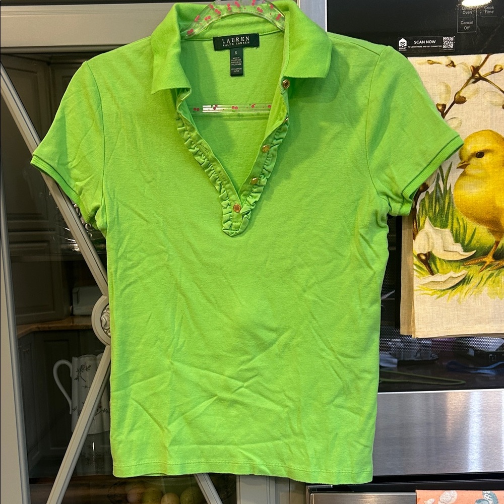 Polo by Ralph Lauren Lime Green Short Sleeve Top